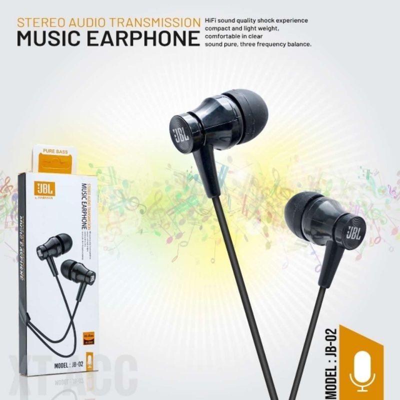 LJ- HF Headset Mega Bass JBL JB02