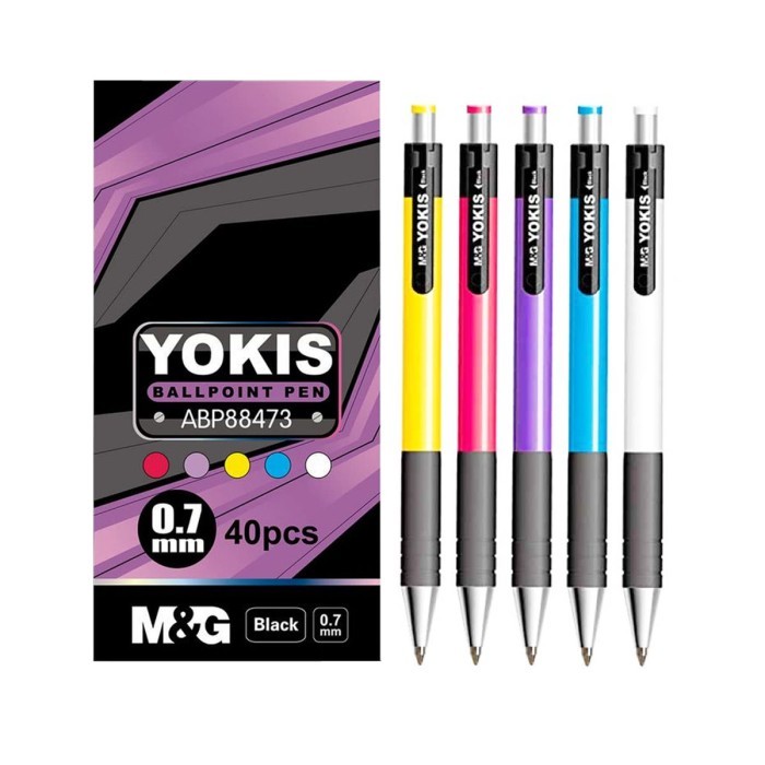 

Ballpoint M&G Yokis ABP88473 Pena 0.7mm Pena Cetek Semi Gel