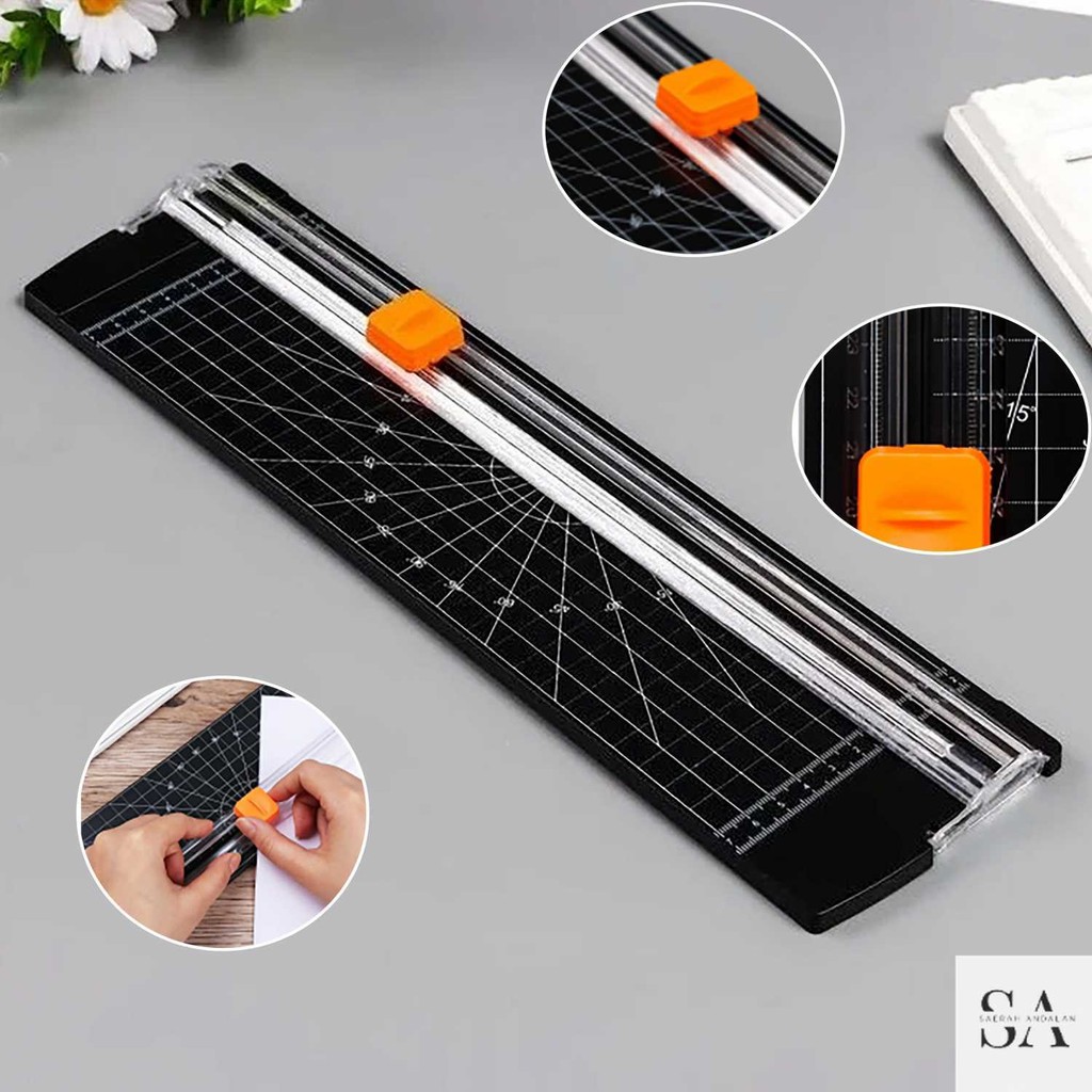

Paper Trimmer Cutter Portable Alat Pemotong Kertas A4