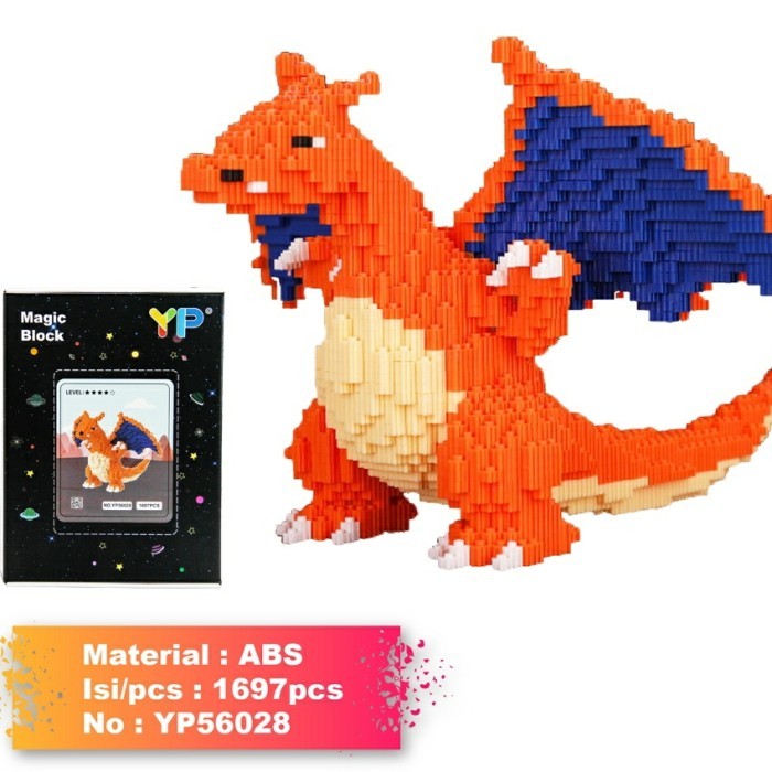 Mainan lego charizard pokemon