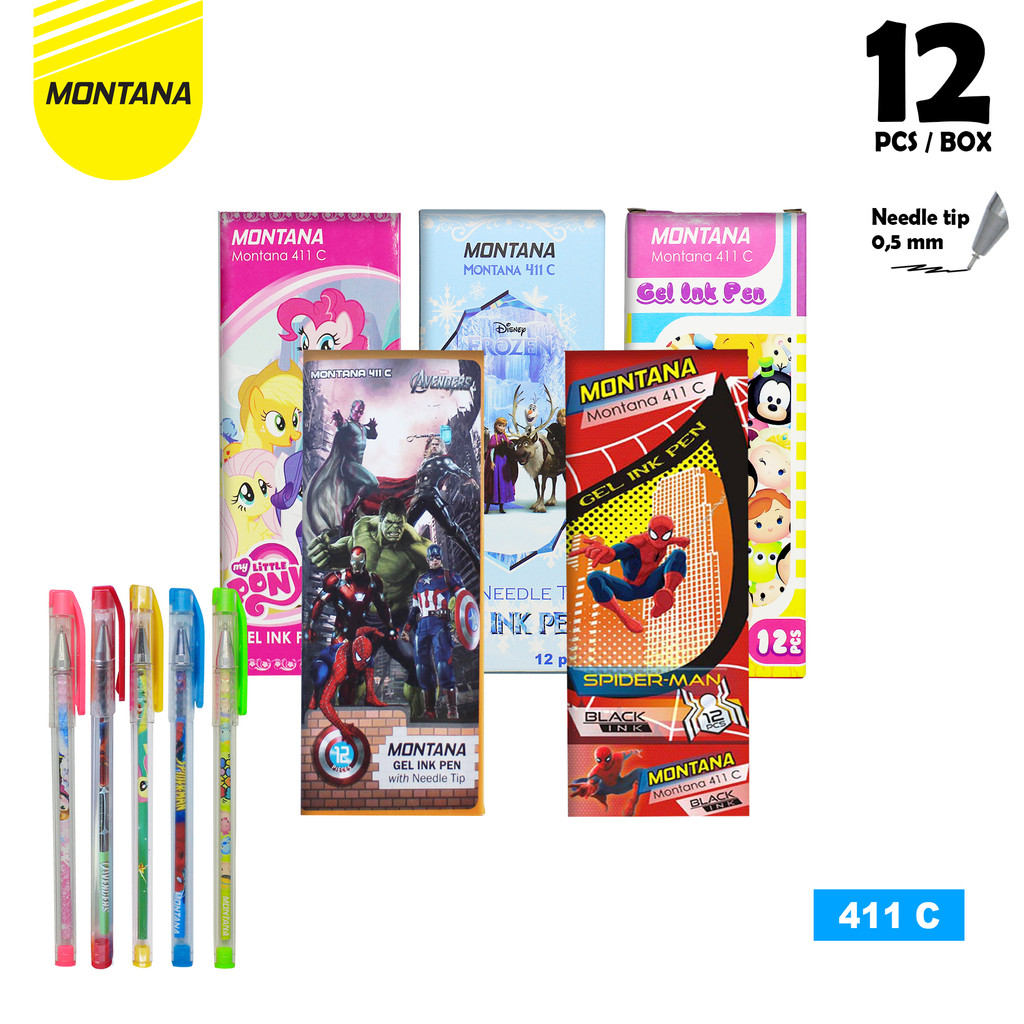 

MONTANA Ball Pen GEL / Pulpen / Pena Montana 411 C