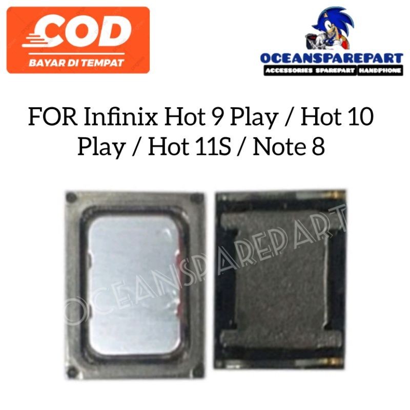 Buzzer Speaker Musik Infinix Hot 9 Play / Hot 10 Play / Hot 11S / Note 8