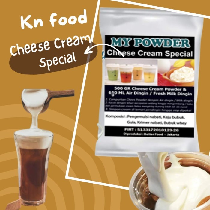 

✨TERLARIS -Bubuk Cream Cheese Tea Foam - Topping Cheese Tea SPECIAL 1000 Gram