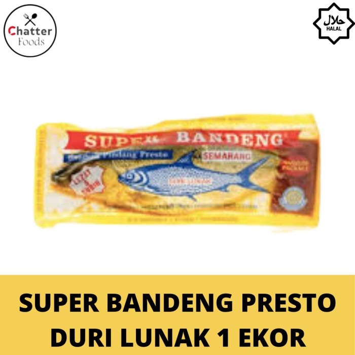 

✨TERLARIS -Super Bandeng Presto Khas Semarang / Ikan Bandeng Duri Lunak HALAL - 1 Ekor