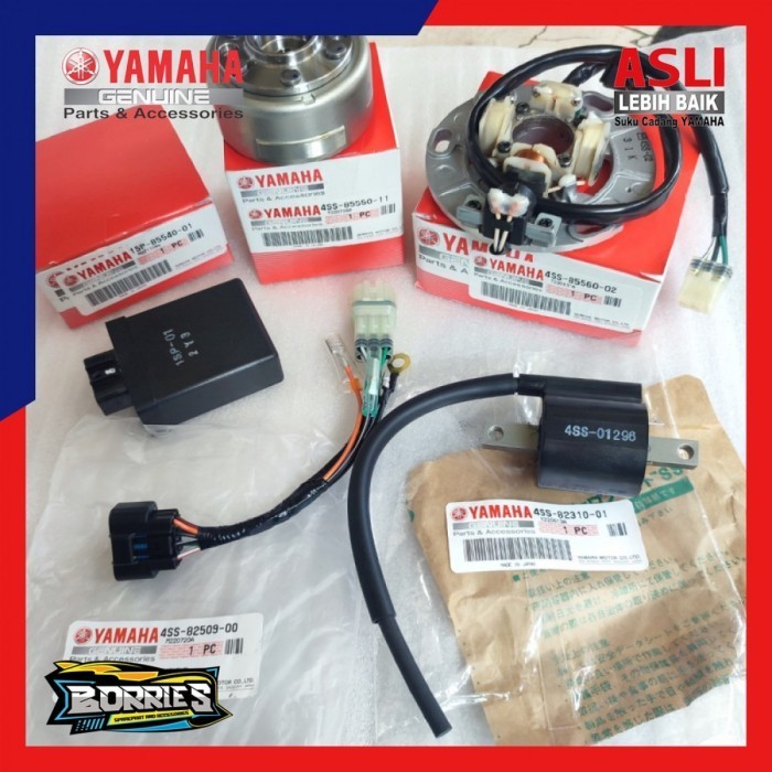 PAKET SET PENGAPIAN YZ 125 ORIGINAL JAPAN RX KING RX K - koil 5pa cdi1sp berkualitas