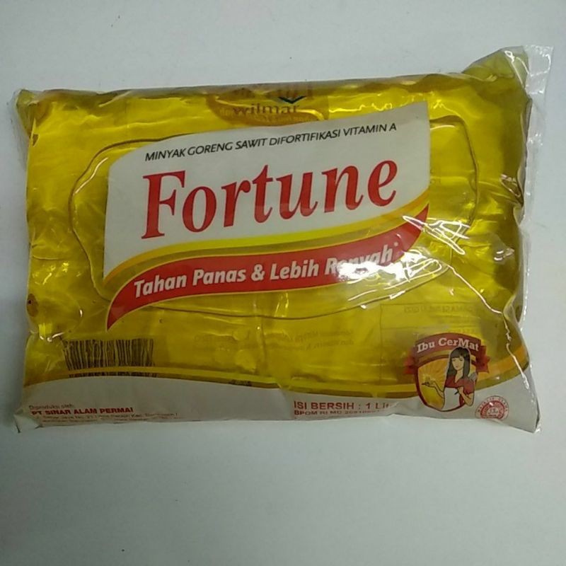 

Fortune Minyak Goreng Bantal 1 Liter