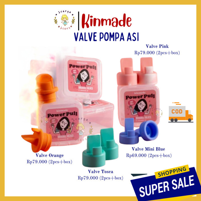 ✨BISA COD✨ - Kinmade Valve | Aksesoris Pompa Asi | Valve Breastpump - KinmadeMiniBlue