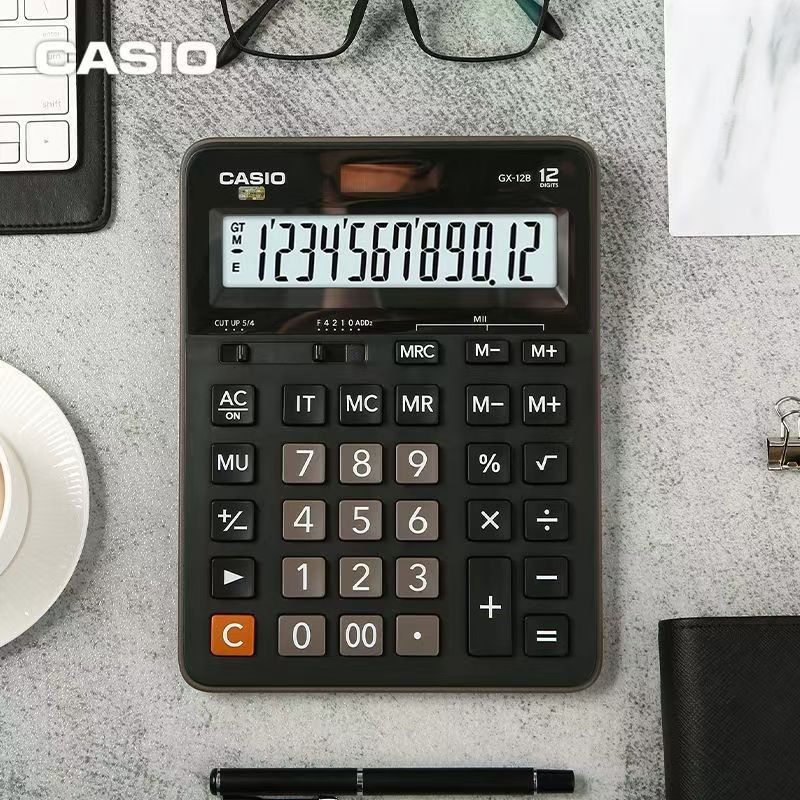 

mg CASIO Desktop Calculator /Kalkulator kerja Casio ilmiah MJ-120D PLUS/DJ-120D PLUS Kalkulator