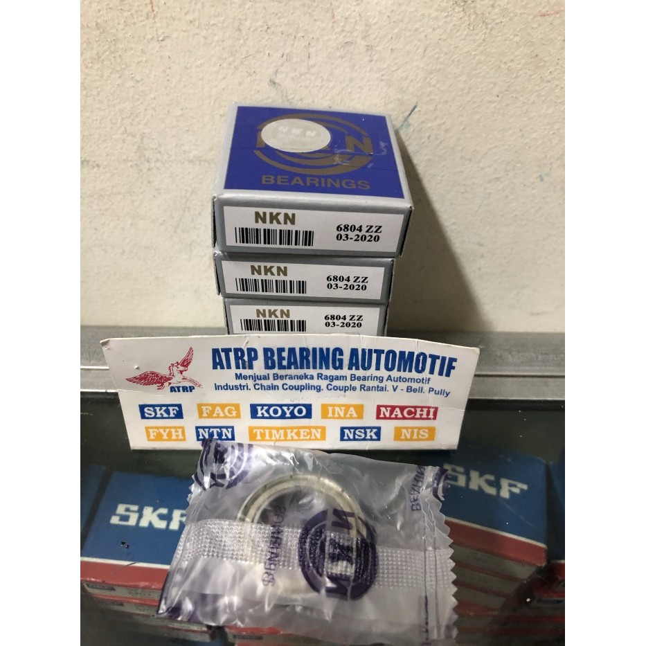 BALL BEARING 6804 ZZ NKN Part Baru