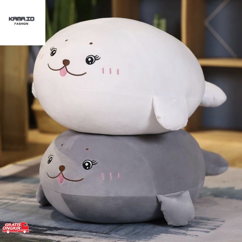 Bantal Lucu / Boneka Bantal Anjing Laut Boneka Karakter Hewan Lucu dan Imut bantal sofa karakter hew