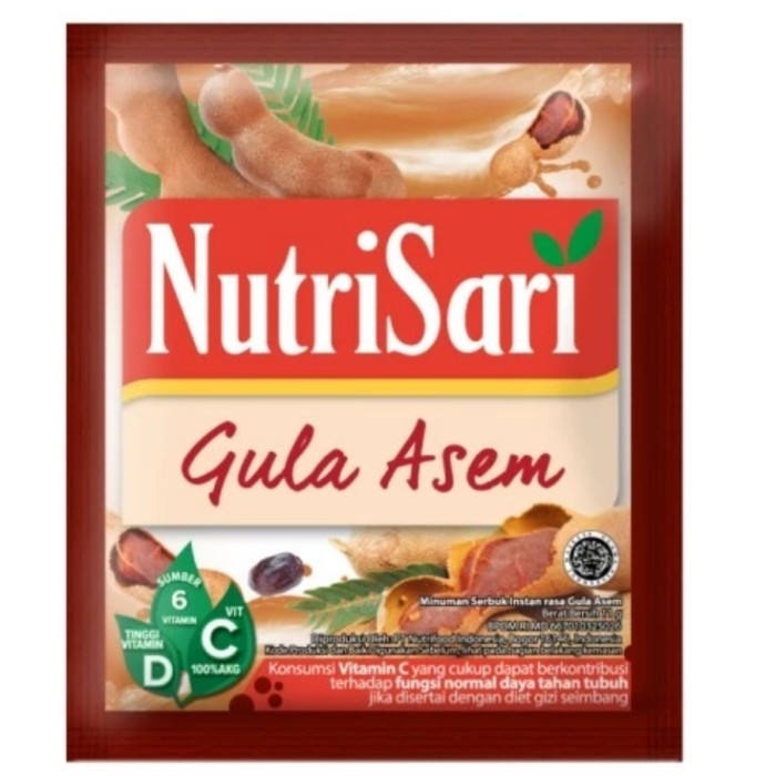 

Nutrisari Gula Asem Renceng Renteng (isi 10 Sachet)