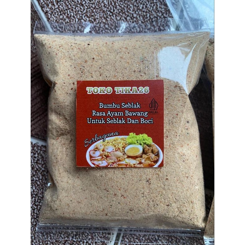 

BUMBU SEBLAK PALING ENAK RASA AYAM BAWANG 250 GRAM BUMBU BASO ACI CUANKI BASO BUMBU BAKSO