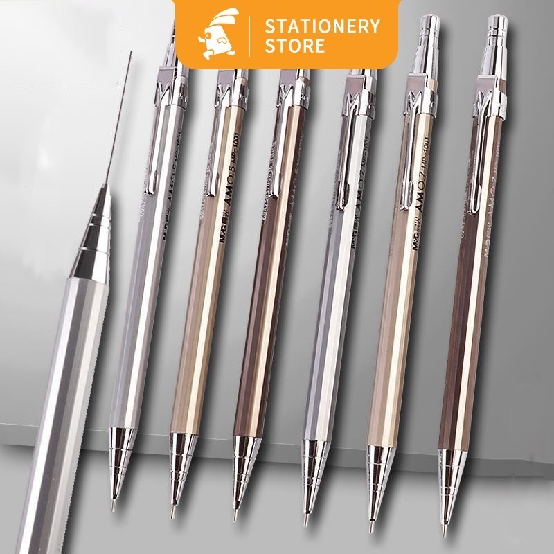 

Pencil Mekanik/pensil Mekanik 0.7-0.5mm/Pencil Mekanik Metal Cetek-Rabbit Stationery