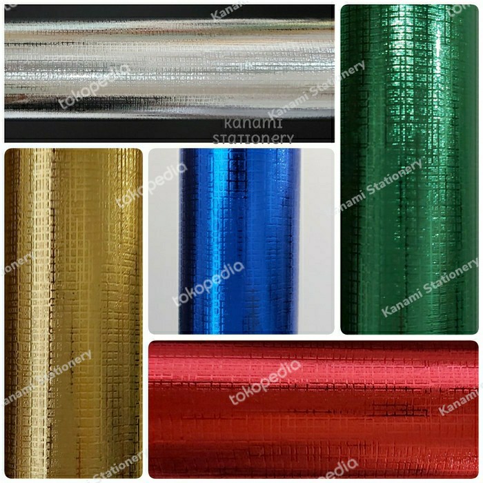 

Kertas Kado Natal Christmas Colour Bling-Bling Papers. - Green