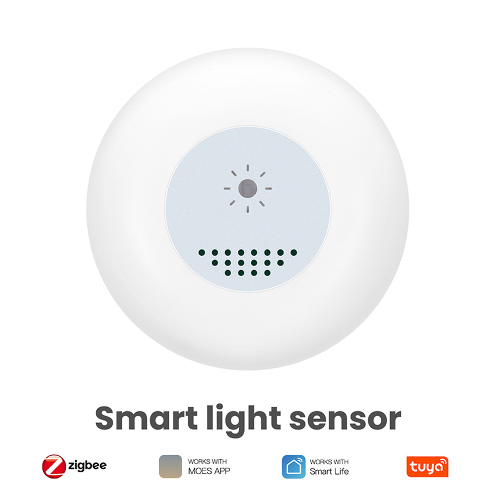 Tuya Zigbee Light Sensor Luminance Sensor APP Control Illumination Brightness Detector Smart Home Li
