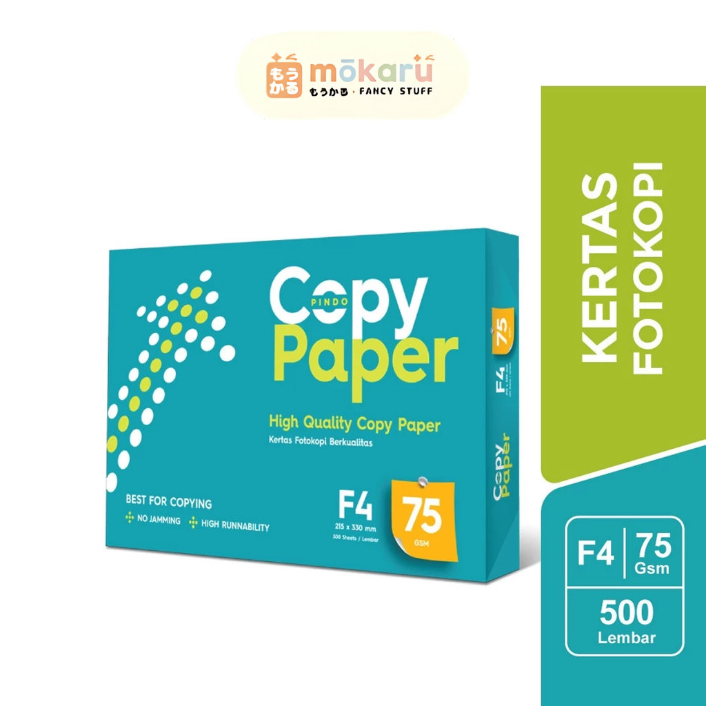 

Copy Paper F4 75 gr / Kertas HVS Print Fotocopy F4 75gsm