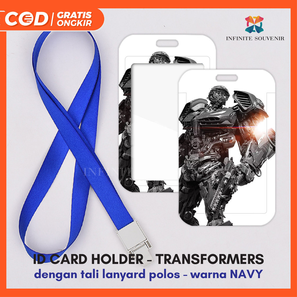 

(N008) NAME TAG KARAKTER TRANSFORMERS / BUMBLEBEE / ROBOT DENGAN TALI GANTUNGAN JEPIT LEBAR 1.5CM / CARD HOLDER / NAME TAG ID CARD / ID CARD KARAKTER