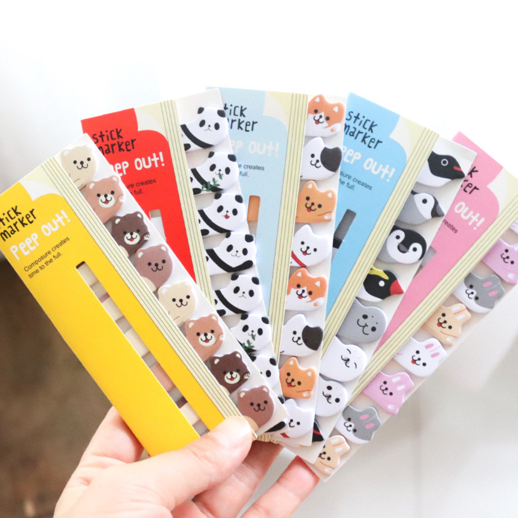 

Cute Animals Sticky Notes Memo Pad Diary Stationary For Scrapbook Index Decorative Kawaii N Times Sticky School Bookmark