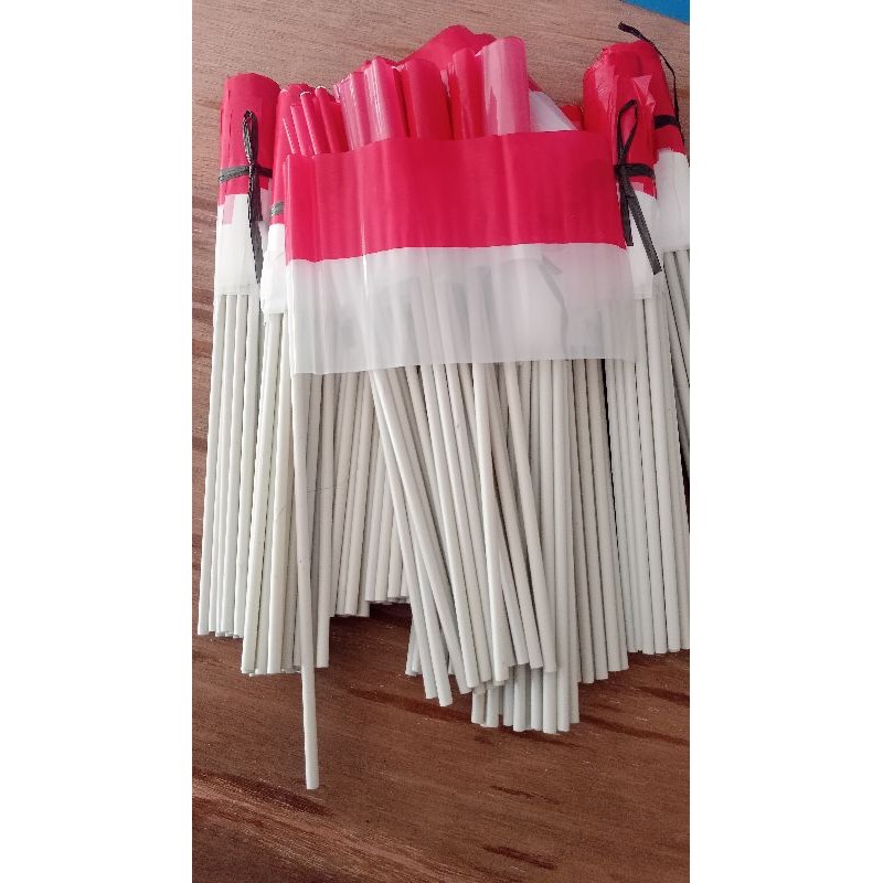 BENDERA STICK MINI PLASTIK isi 20