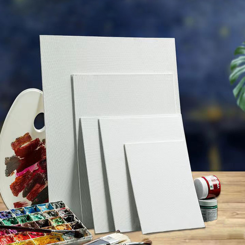 

Canvas Board For Painting Cotton Blank,Primed White,Suitable For Gouache,Watercolor,Acrylic,Oil Painting,Art Supplies,280g HB-03