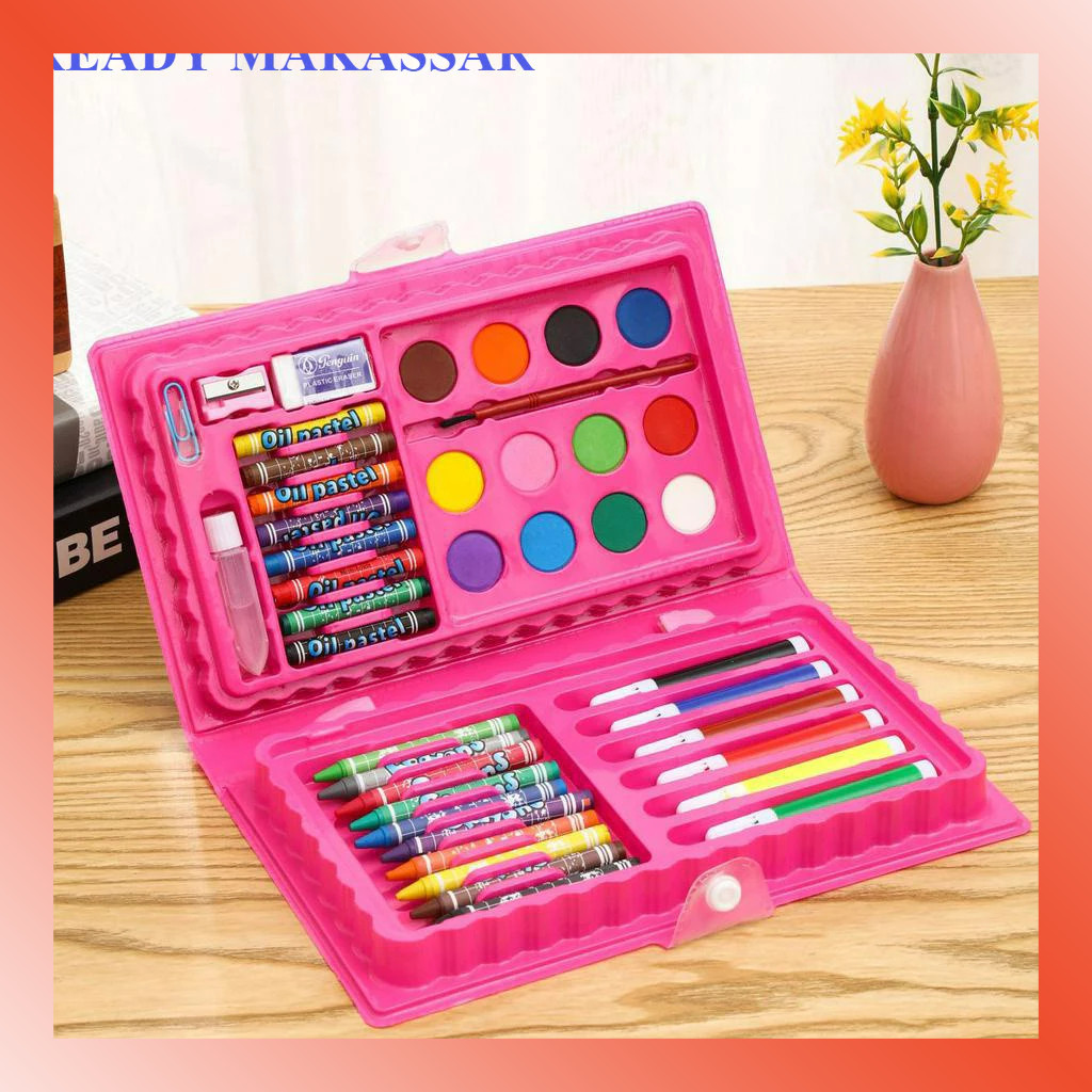 

LAMMORO > ST88 Crayon Set 42 Pcs Pensil Warna Alat Menggambar Art Set Krayon Lengkap Kado Anak Sekolah 48A5