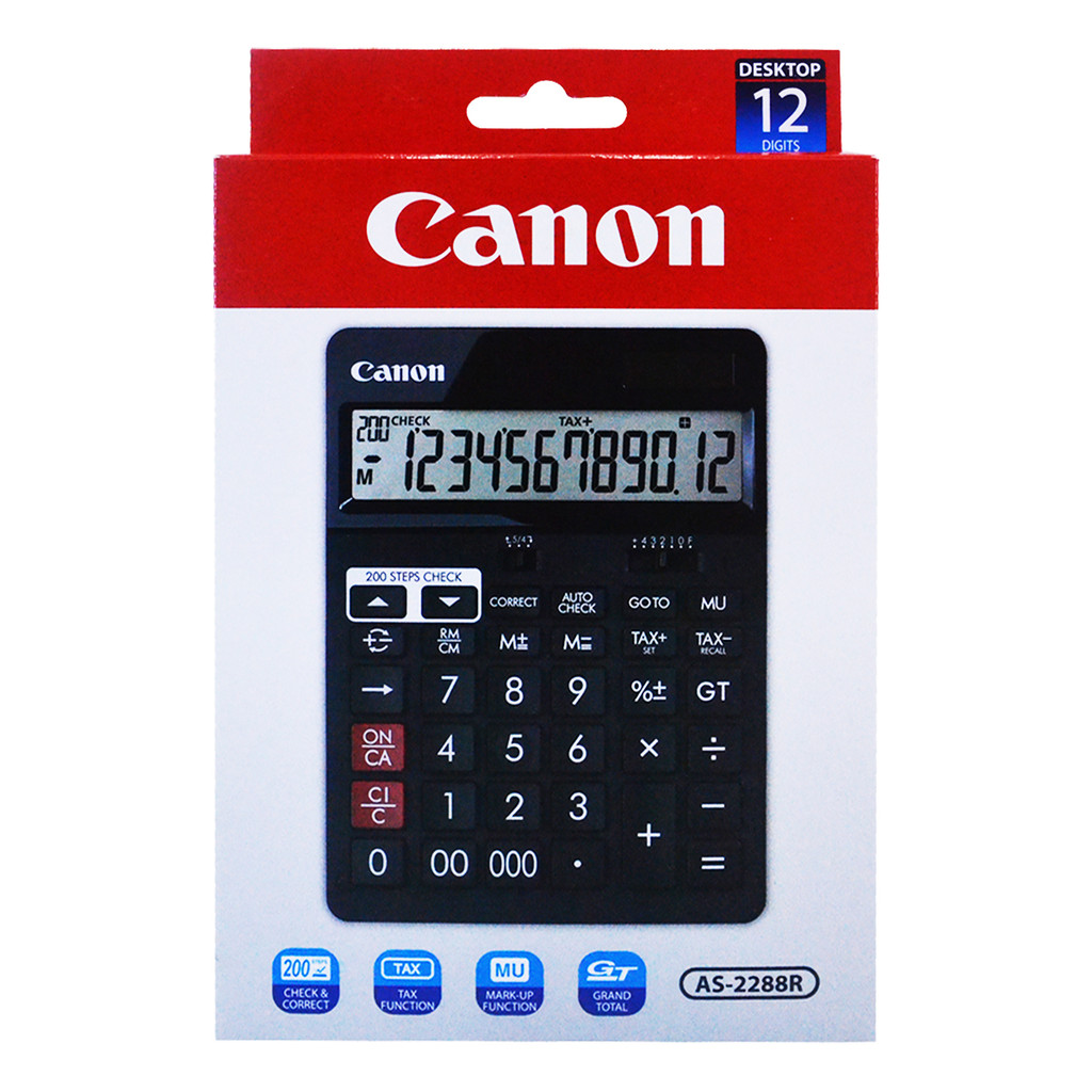 

CalculatorCANON AS-2288R Dekstop calculator AS 2288 R