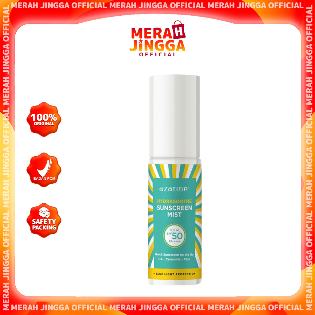 Azarine Hydrasoothe Sunscreen Mist Spf 50 Pa++++ 60ml | Merah Jingga Official