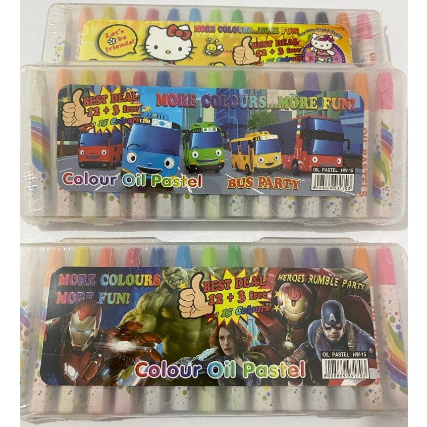 

Crayon Set Oil Pastel 18 / Crayon Set Anak