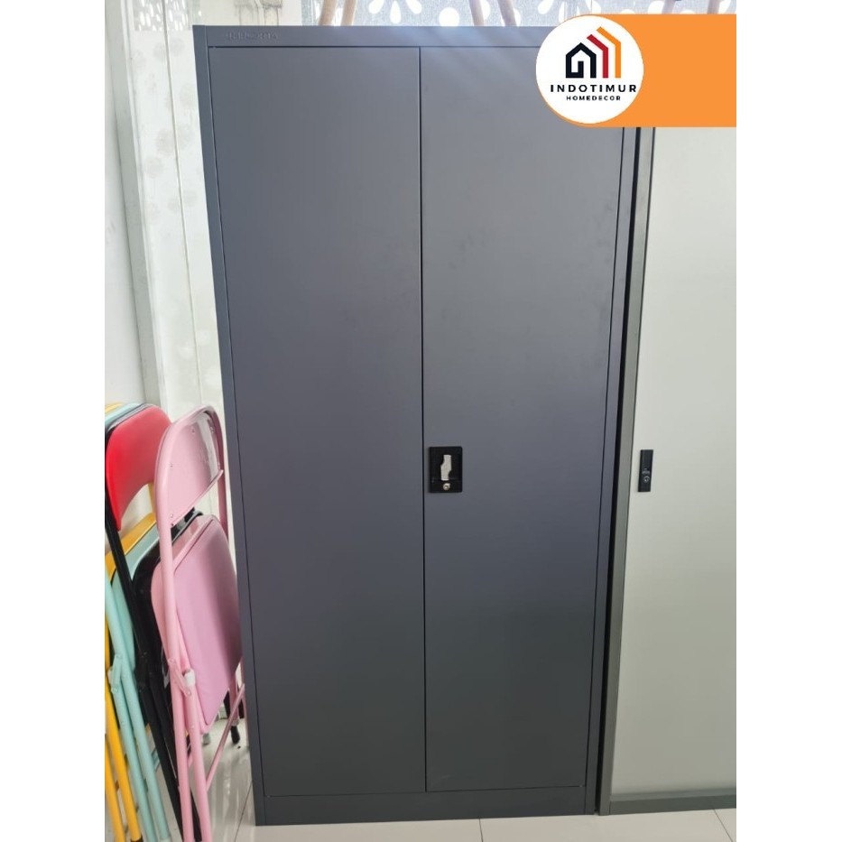Lemari Arsip Besi SC-A18JF - Bisa Custom Kayu Plywood