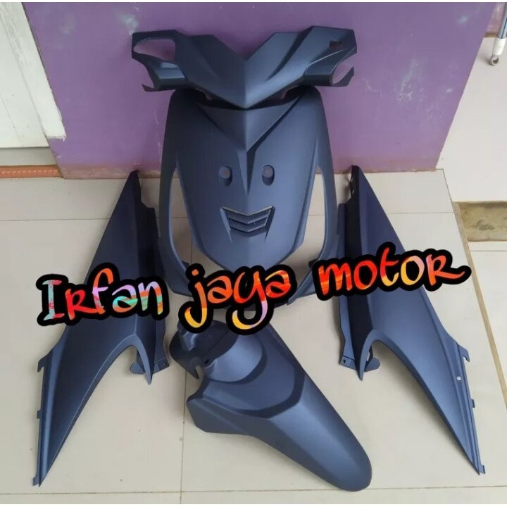 paketan body halus motor beat karbu lama 2008-2012 warna costom blue matte doff