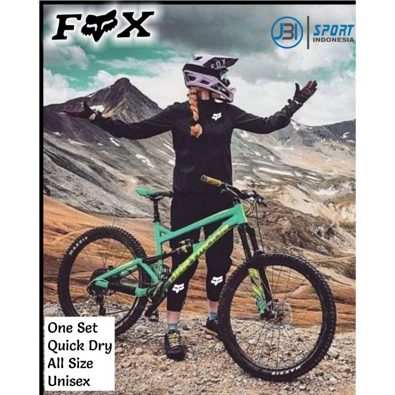 SPORTWEAR Setelan Sepeda Gowes MTB Setelan Pakaian sepeda unisex (pria wanita)