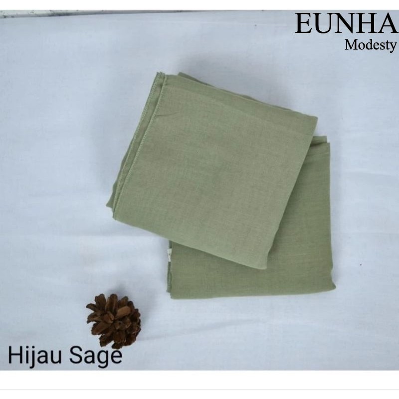 COD HIJAB SEGIEMPAT PARIS JADUL VARISHA WARNA LENGKAP WARNA HIJAU SAGE
