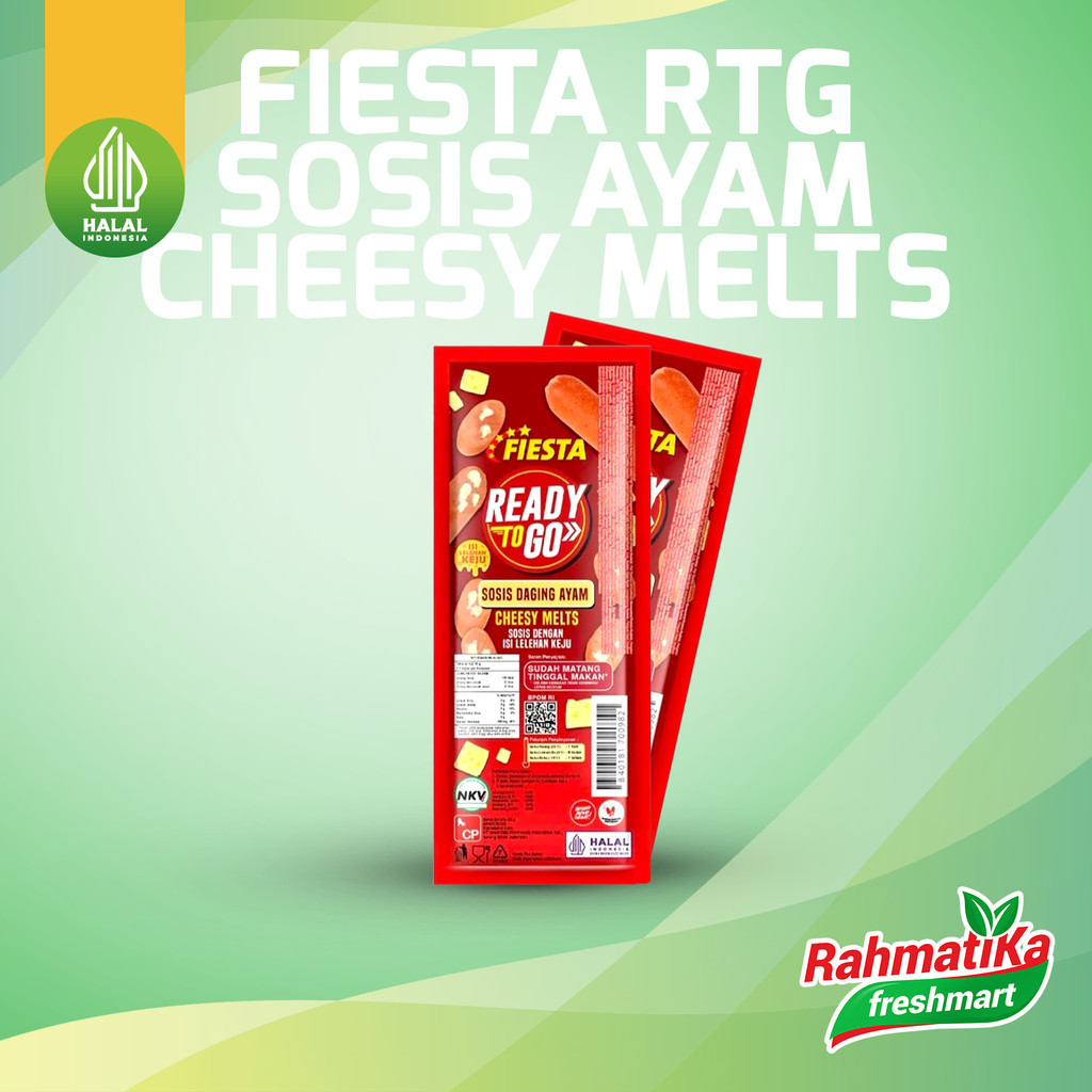 

Fiesta Ready To Go Sosis Ayam Cheesy Melt 65 gr