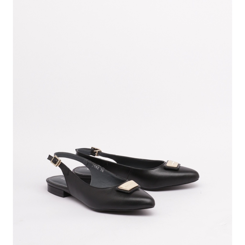 Buccheri Silvia Flat Shoes Wanita Black - 1582