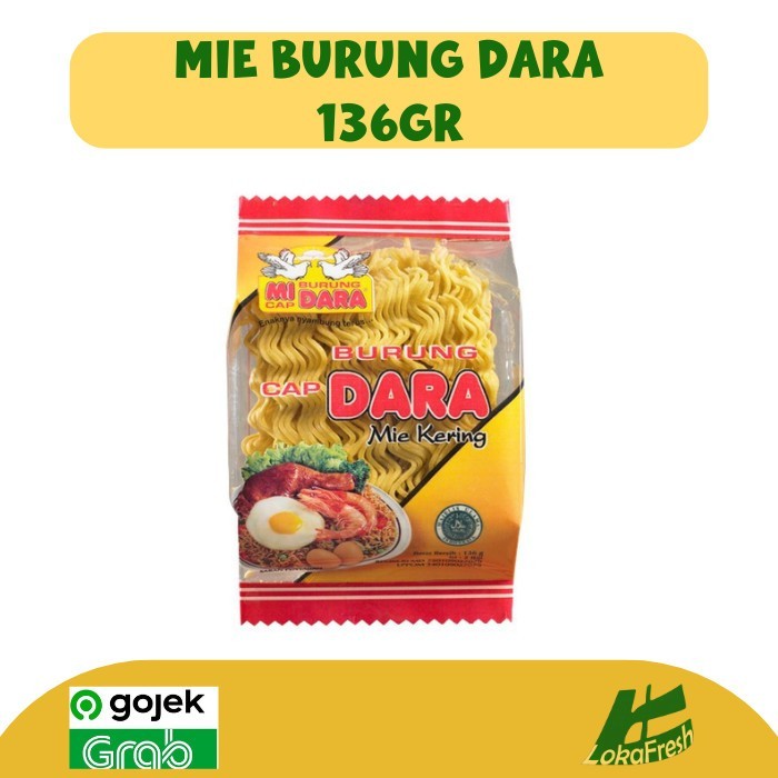 

Mie Burung Dara 136gr / Mie Kuning