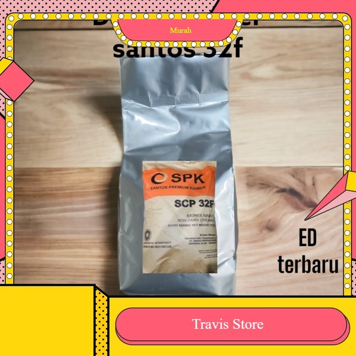 

santos premium krimer creamer scp 32f aluminium foil 500gr 1kg - 32F 500gr