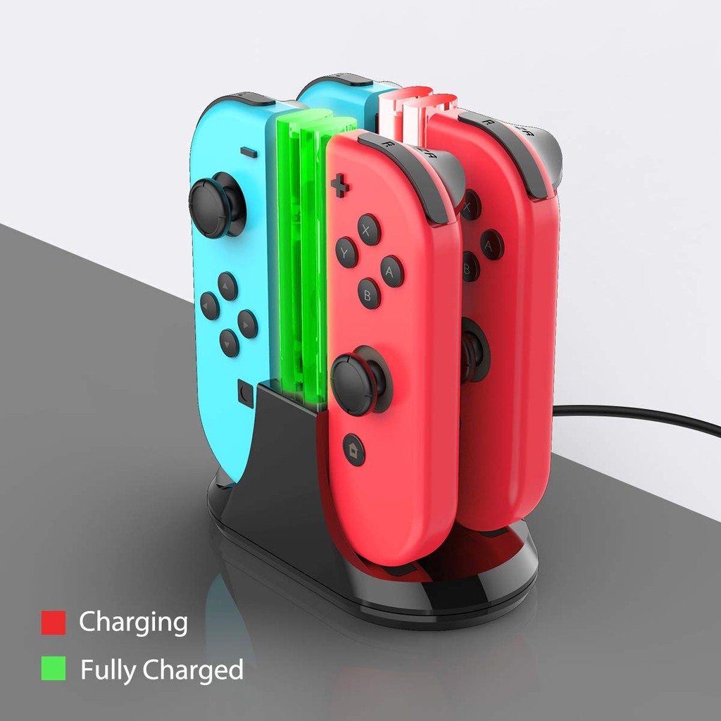 

Charging Dock Replacement for Nintendo Switch OLED Joy-con Controller Stand Gaming Charging Dock Stations with USB Type-C Cord