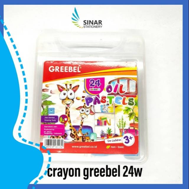 

(PRO_ATK) Crayon / Krayon Greebel 24 Warna