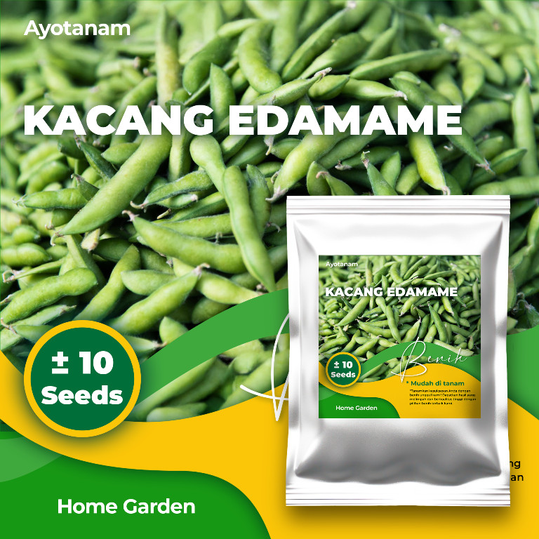 AYOTANAM Benih Kacang Edamame isi ± 10 Benih