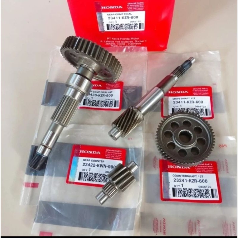 Gigi Rasio Set Vario 125 Gear Rasio Set Vario 125