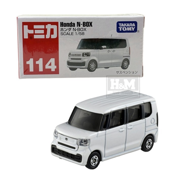 Tomica 114 Honda N-Box Putih