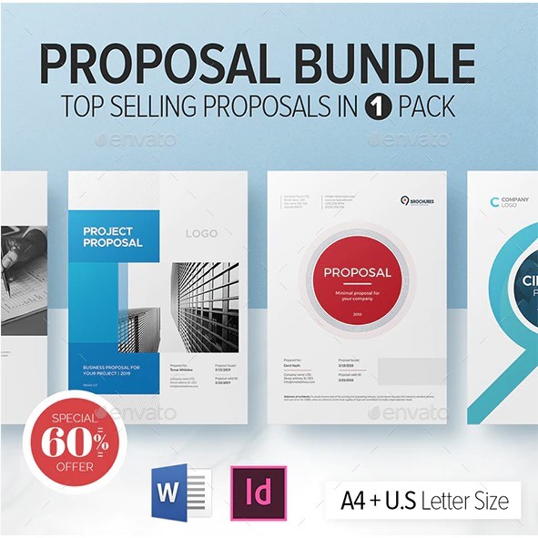 

NS 3 in 1 Best Proposal Bundle Collection edit with MS Words | Indesign
