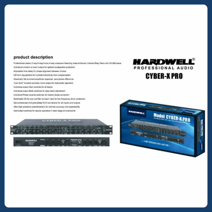 Crossover Audio Hardwell Cyber X PRO / CYBER XPRO Cross over 4 Way Stereo Original