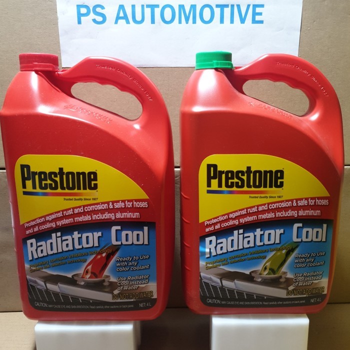 RADIATOR COOLANT PRESTONE 4 LITER MERAH ATAU HIJAU - Merah BARANG BARU