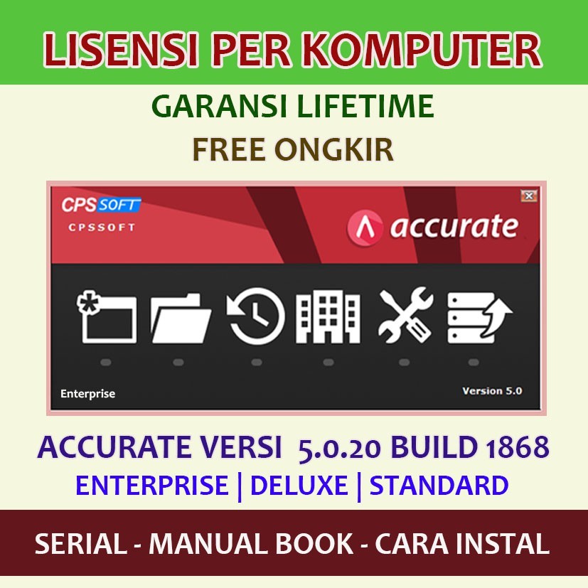 Accurate 5 Versi 5.0.20 Enterprise