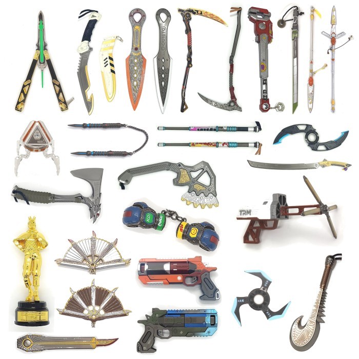 pajangan 21 cm apex legends heirloom butterfly knife