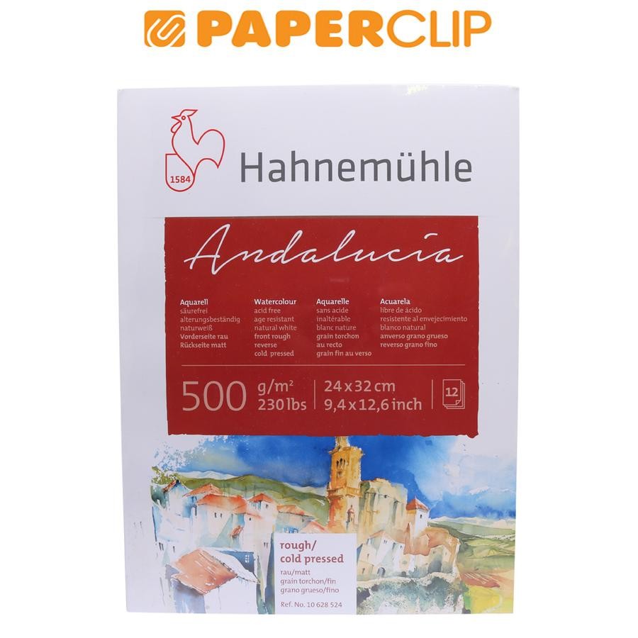 

WATERCOLOR PAD HAHNEMUHLE ANDALUCIA 12S 10628524