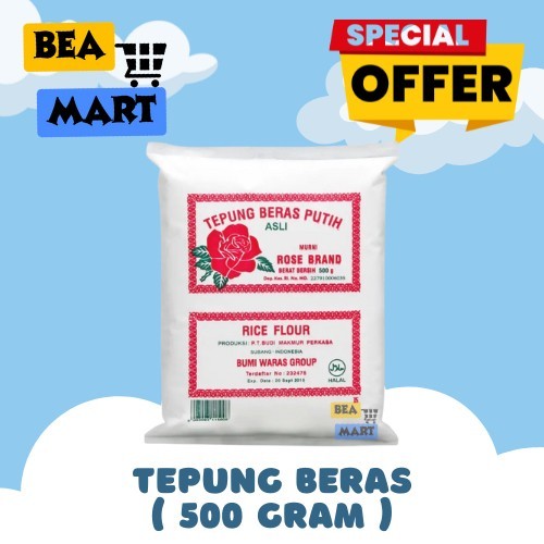 

JKL Tepung Beras Rose Brand 1 DUS Isi 20 PCS x gr INSTANT ONLY RoseBrand Grosir 1 Karton 20 Pak gr