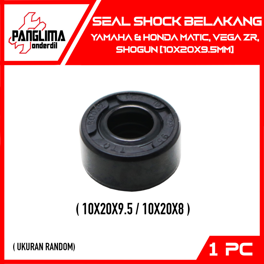 Seal Shockbreaker Belakang 10x20x9.5 / 10x20x8 Mio Lama Sporty Soul Vario Beat Scoopy Fino Xeon Vega