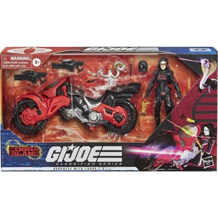 Hasbro GI JOE Classified Series BARONESS WITH COBRA C.O.I.L. COIL
